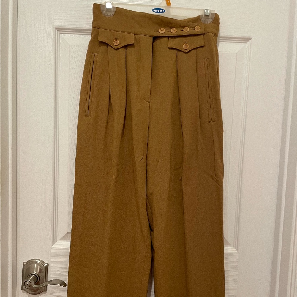 Escada Vintage Wool Wide Leg Trousers
